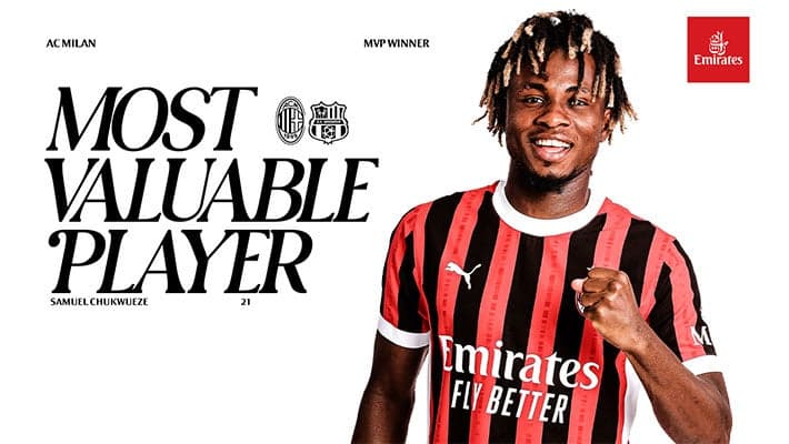 CHUKWUEZE IS THE MVP FROM AC MILAN v SASSUOLO