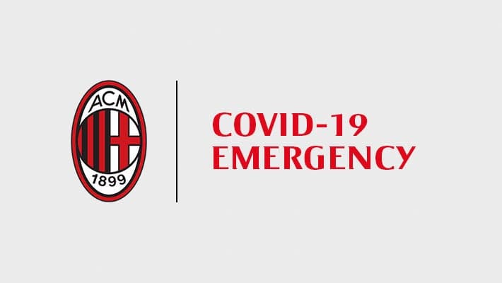 COVID-19 EMERGENCY: AC MILAN TAKES TO THE FIELD