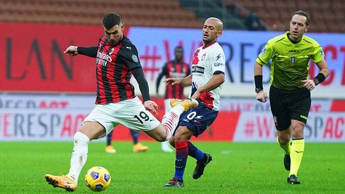 AC MILAN V CROTONE: THE NUMBERS FROM THE FIXTURE