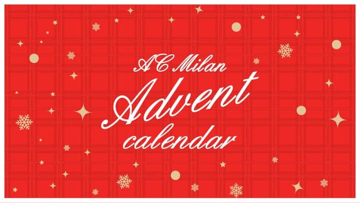 IL CALENDARIO DELL'AVVENTO ROSSONERO