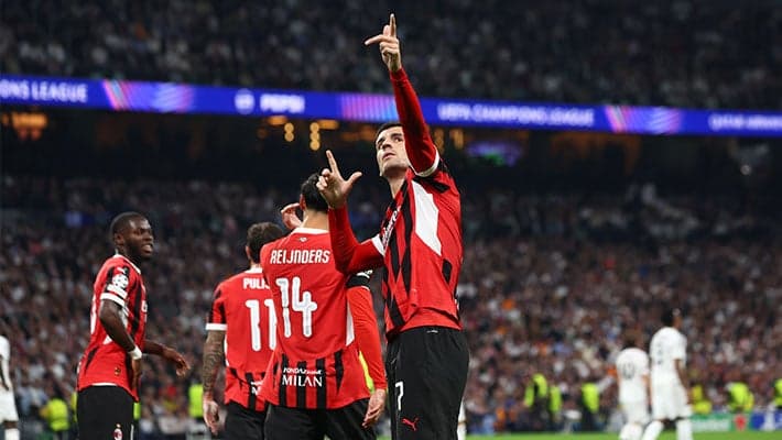 AC MILAN RUN OUT 3-1 WINNERS AGAINST REAL MADRID