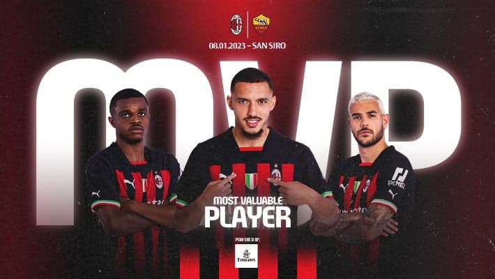 BENNACER IS THE MVP FROM AC MILAN V ROMA