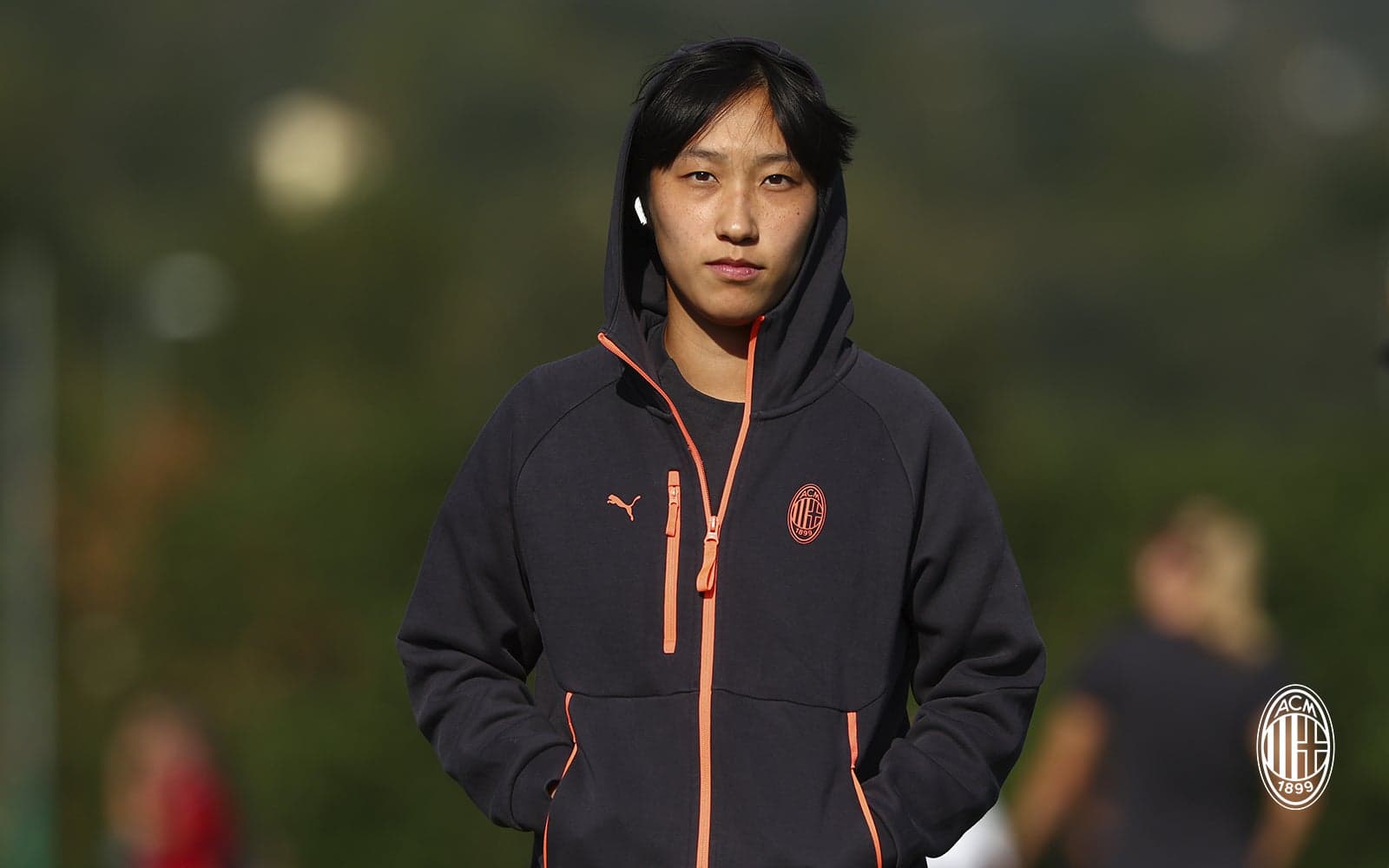 Soo-Jeong Park during Como 1907 vs. AC Milan, Serie A 2026/27