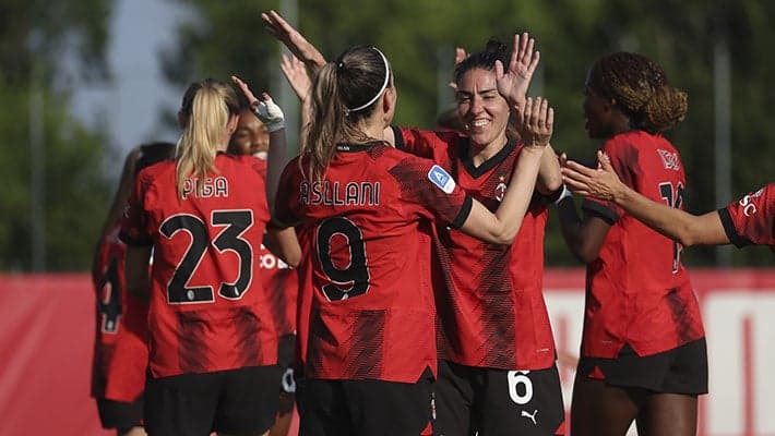 LE ROSSONERE SALUTANO CON UN 3-1 ALLA SAMPDORIA