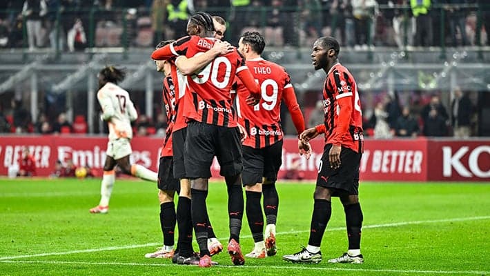 AC MILAN PUT THREE PAST ROMA: INTO THE COPPA ITALIA SEMIS!