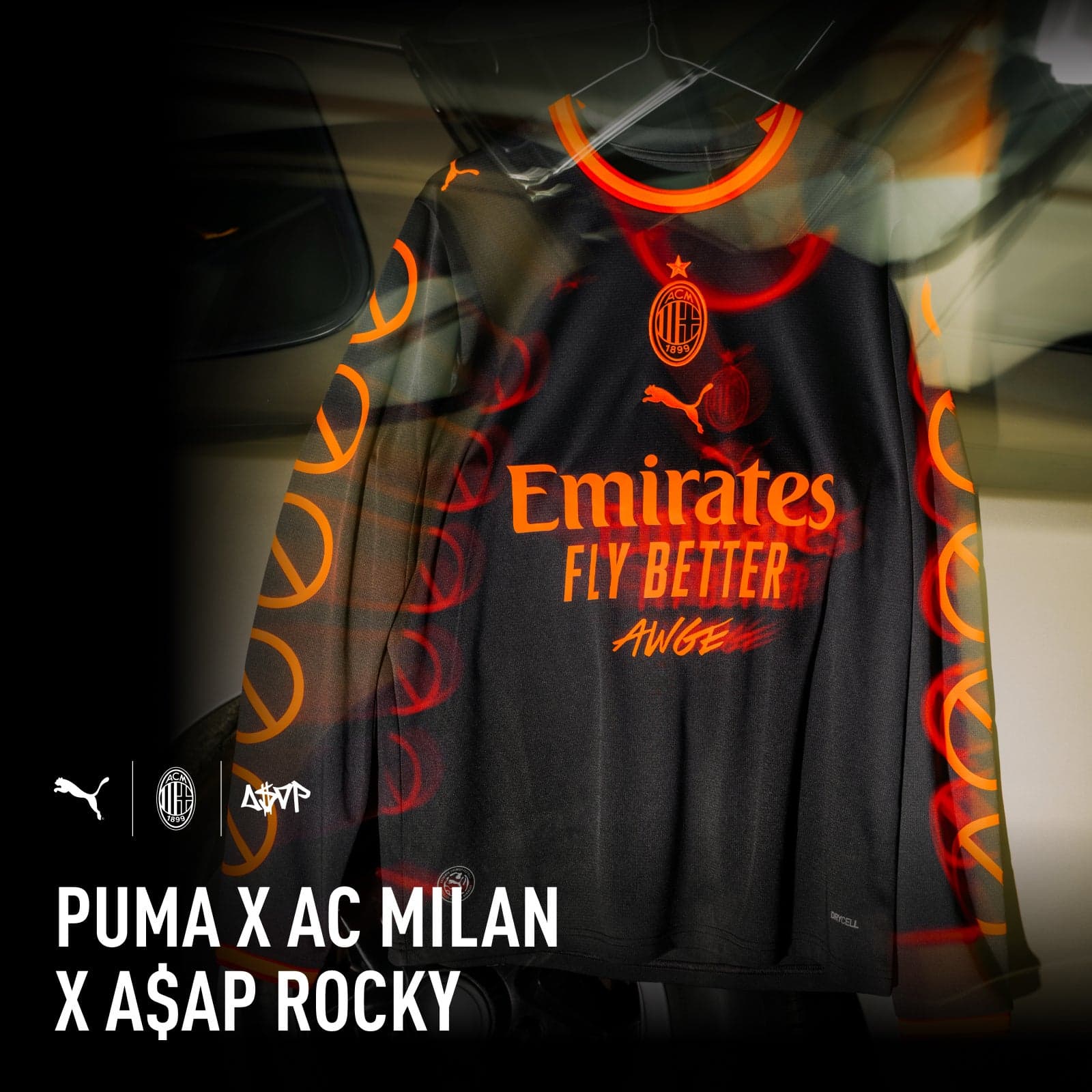 AC MILAN CON PUMA E A$AP ROCKY: NUOVA MAGLIA IN EDIZIONE LIMITATA