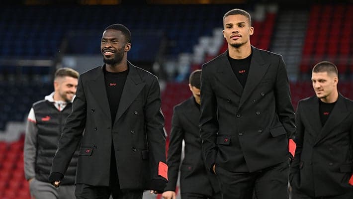 PSG v AC MILAN: THE OFFICIAL LINE-UPS