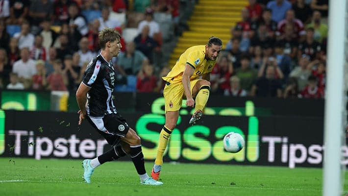 UDINESE-MILAN: TUTTI I NUMERI DELLA GARA
