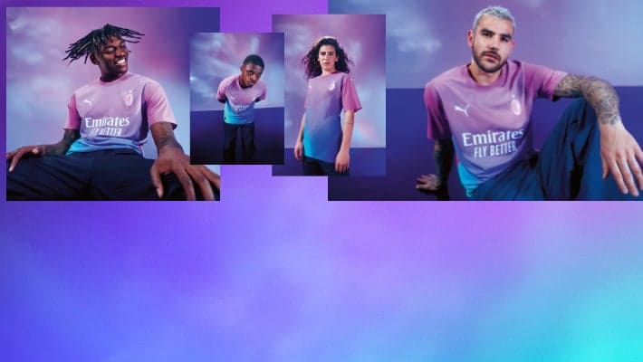 PUMA AND AC MILAN LAUNCH NEW 2023/24 THIRD KIT