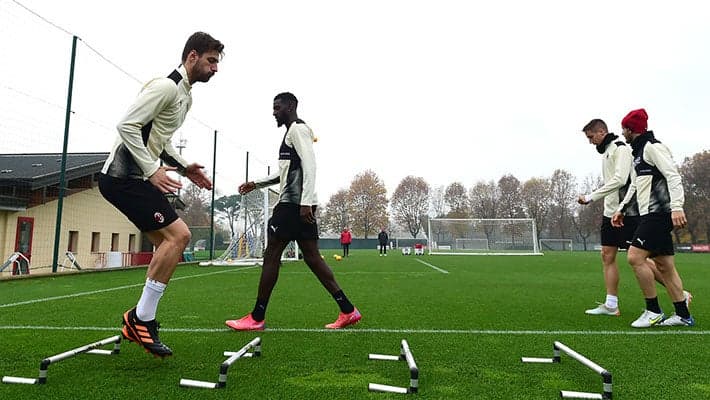 LAVORO MATTUTINO PER I ROSSONERI