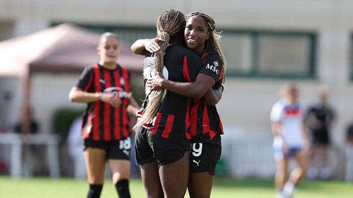 THE ROSSONERE GET FOUR AGAINST RANGERS