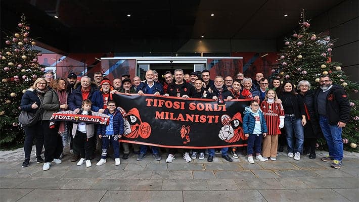 GIORNATA A PORTE APERTE PER I TIFOSI ROSSONERI CON DISABILITÀ