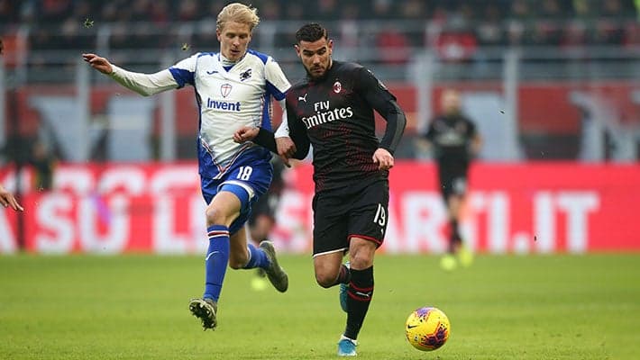 9 FACTS ON AC MILAN V SAMPDORIA