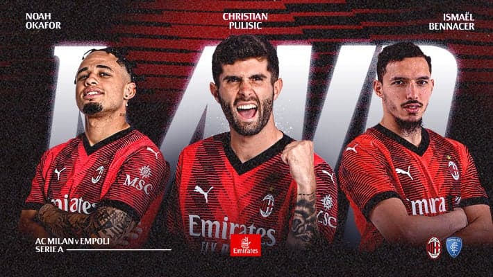 PULISIC IS THE MVP FROM AC MILAN v EMPOLI