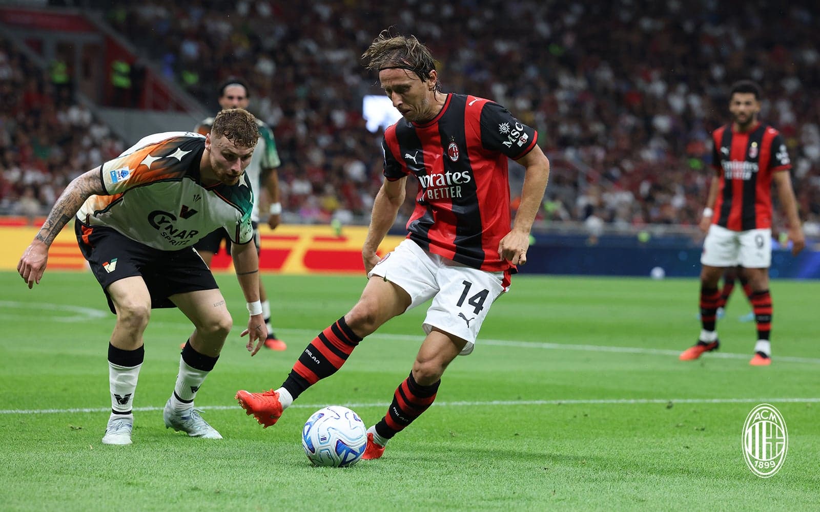 Luka Modrić during AC Milan v Venezia, Serie A 2026/27