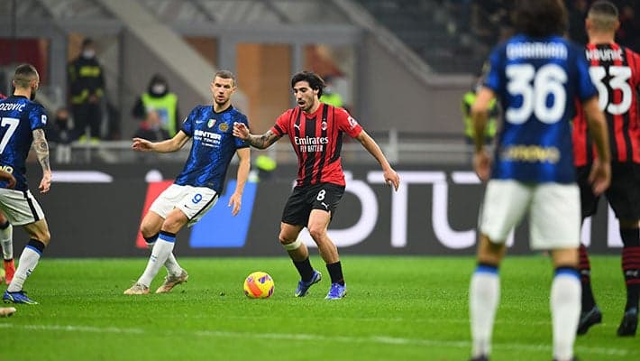 AC MILAN v INTER: THE NUMBERS FROM THE GAME