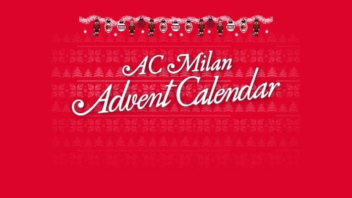 WIN WITH THE AC MILAN ADVENT CALENDAR