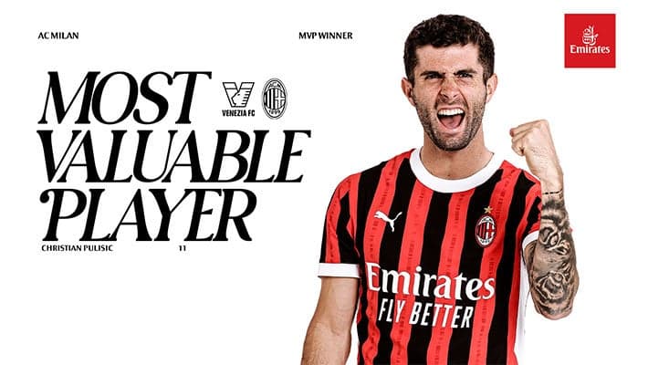 PULISIC IS THE MVP FROM VENEZIA v AC MILAN