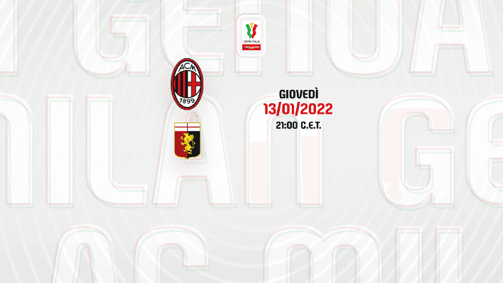 AC MILAN V GENOA: THE COPPA ITALIA COMES TO SAN SIRO
