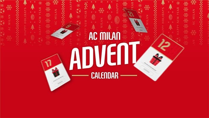WIN WITH THE AC MILAN ADVENT CALENDAR