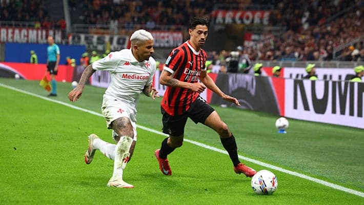 AC MILAN v FIORENTINA: ALL THE NUMBERS FROM THE GAME