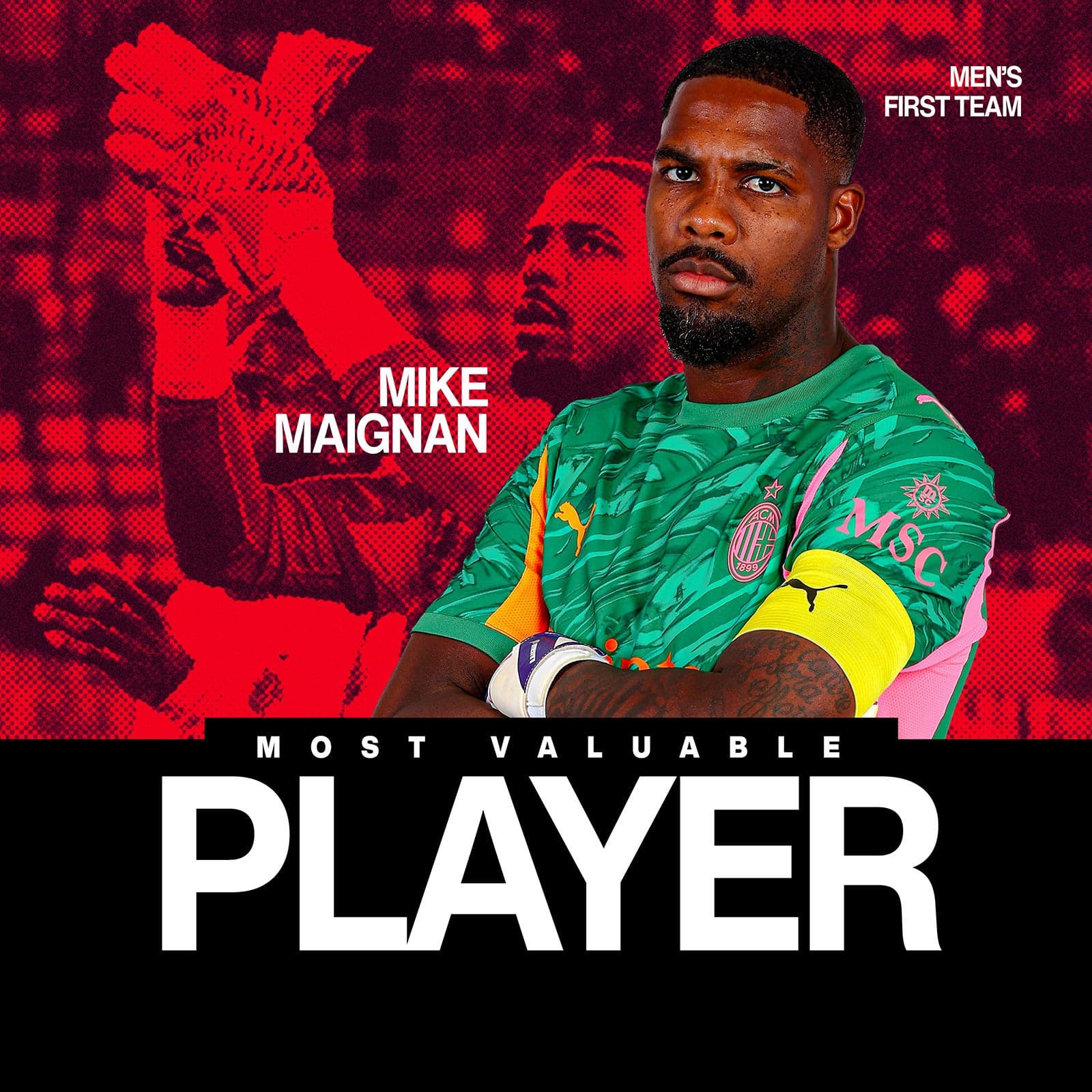 MAIGNAN MVP DI ROMA-MILAN