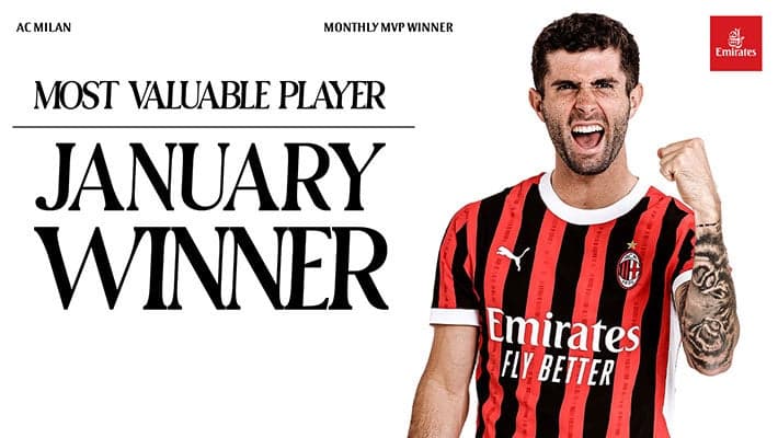 MVP FOR JANUARY: CHRISTIAN PULISIC
