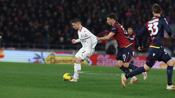 MILAN RIMONTATO DAL BOLOGNA: 2-1 AL DALL'ARA