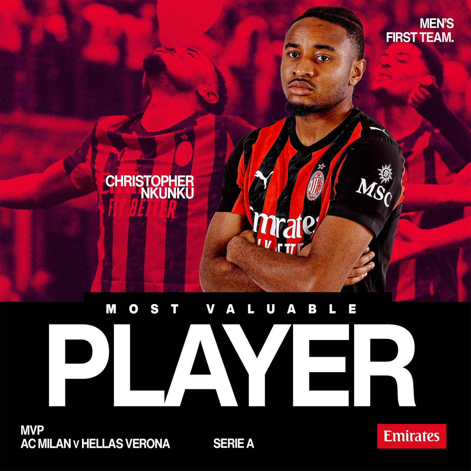 NKUNKU MVP DI MILAN-HELLAS VERONA