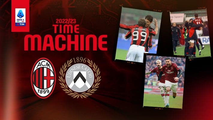 AC MILAN v UDINESE: TIME MACHINE