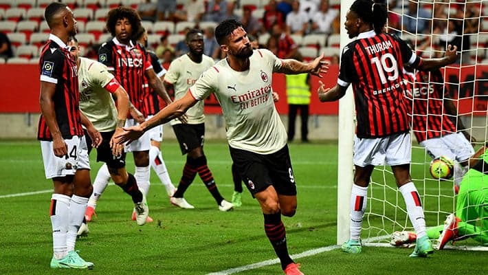 ECCO GIROUD: A NIZZA FINISCE 1-1