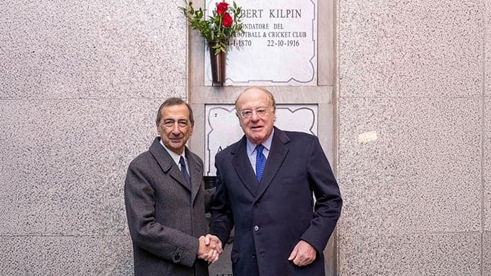 HERBERT KILPIN RECEIVES THE HONOUR OF BEING LAID TO REST IN THE FAMEDIO CRYPT AT THE ICONIC MONUMENTAL CEMETERY OF MILAN