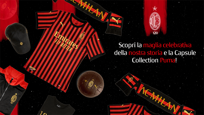 PUMA CELEBRA IL 120° ANNIVERSARIO DEL MILAN