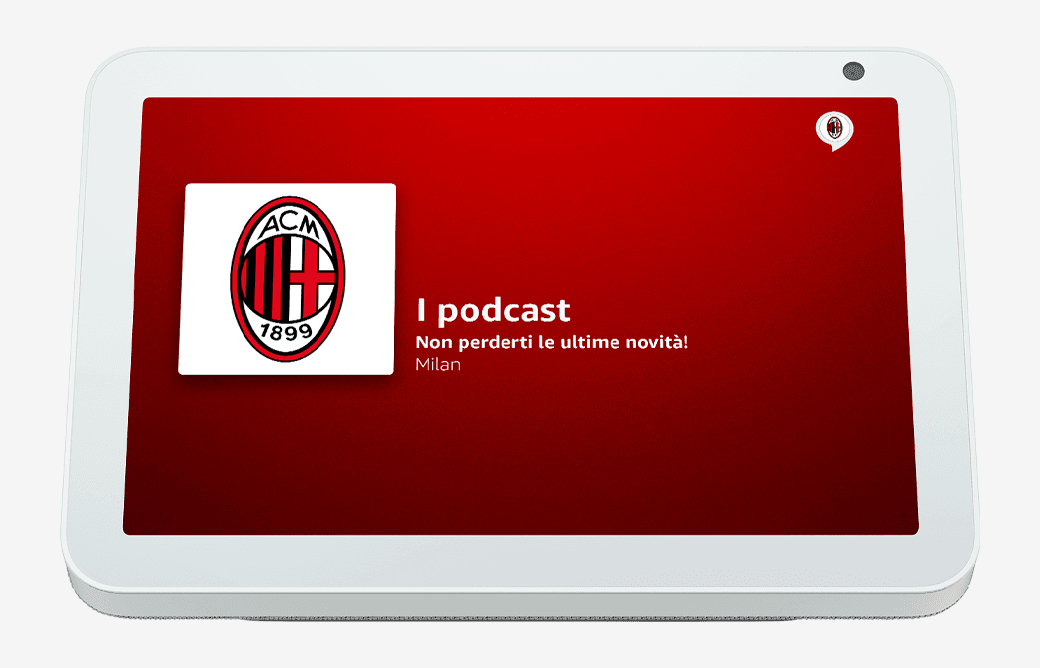 Podcast AC Milan con Alexa