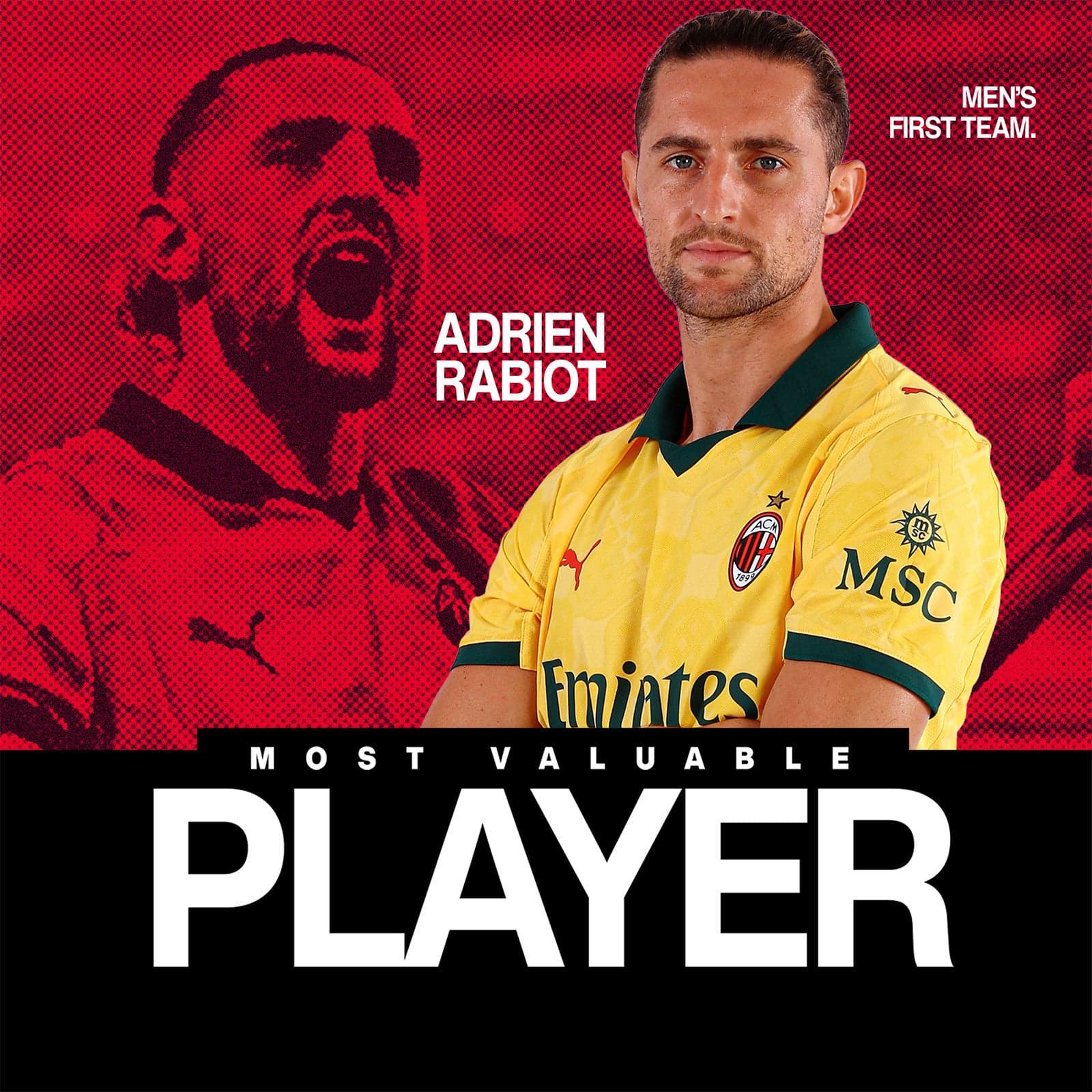RABIOT MVP DI BOLOGNA-MILAN