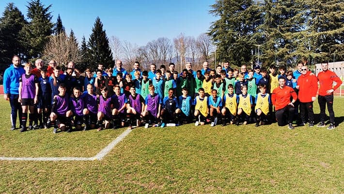 AC MILAN AND INTER'S YOUNGSTERS TAKE PART IN A MINI TOURNAMENT ORGANISED BY THE FIGC