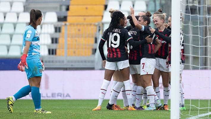 PARMA HIT FOR FOUR AS THE ROSSONERE WIN AWAY