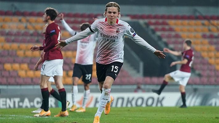 HAUGE'S GOAL SECURES WIN IN PRAGUE AND TOP SPOT IN GROUP H
