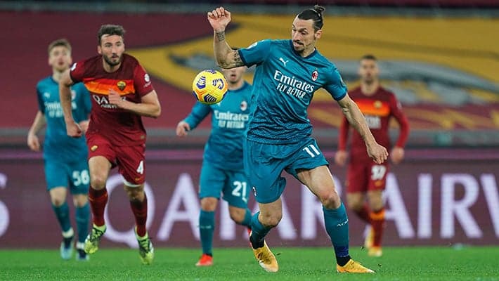 ROMA V AC MILAN: THE NUMBERS FROM THE GAME