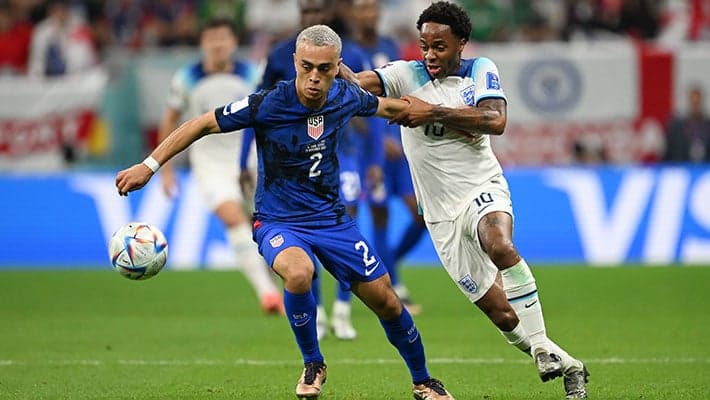DEST SHINES IN GOALLESS DRAW BETWEEN THE USA AND ENGLAND