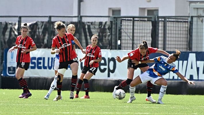 ROSSONERE RIMONTATE A VINOVO: 5-3 JUVENTUS