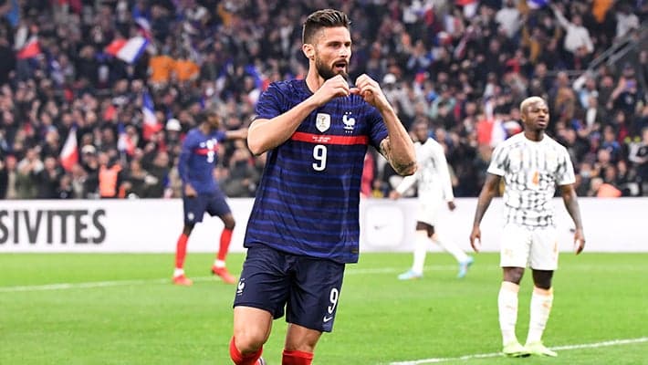 LA FRANCIA VINCE SULL'ASSE THEO-GIROUD, ESULTA ANCHE BENNACER
