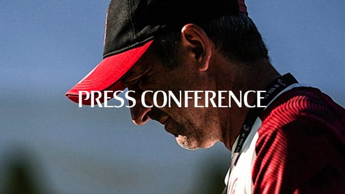 THE COACH'S PRESS CONFERENCE: LIVE ON THE APP AND FACEBOOK