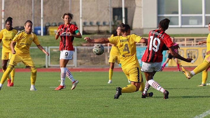 LONGO-GOL, LE ROSSONERE RIPARTONO CON UN PARI
