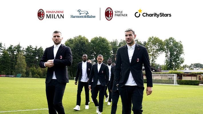 AC MILAN'S HARMONT & BLAINE CAPSULE COLLECTION AT AUCTION ON CHARITYSTARS