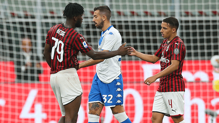 AC MILAN v BRESCIA: THE MATCH IN NUMBERS