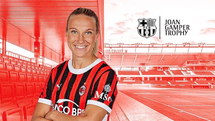 THE ROSSONERE TO FACE BARCELONA IN THE WOMEN'S JOAN GAMPER TROPHY