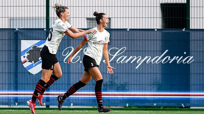 ADAMI-GOL, LE ROSSONERE BATTONO ANCHE LA SAMP