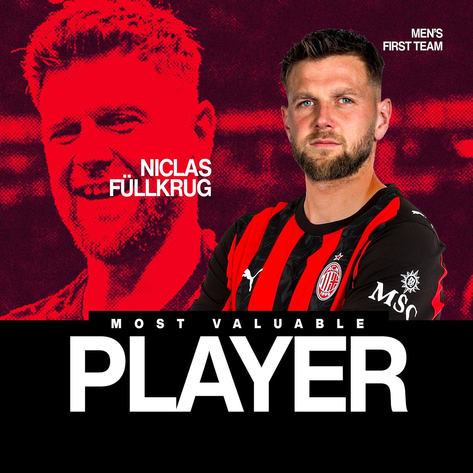 FÜLLKRUG IS THE MVP FROM AC MILAN v LECCE