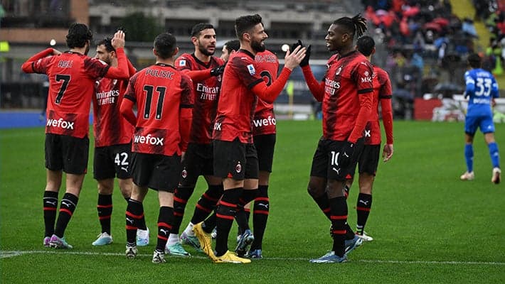 IL MILAN VINCE E CONVINCE: 3-0 A EMPOLI